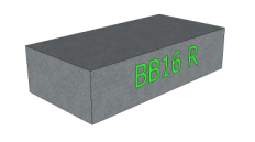 Betonový blok BBN16R 1200x600x300 mm